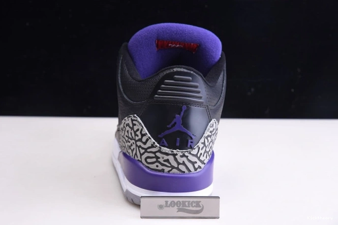 Kicktheory CT8532-050 Purple Black 3 Jordan Air Retro Court 0821